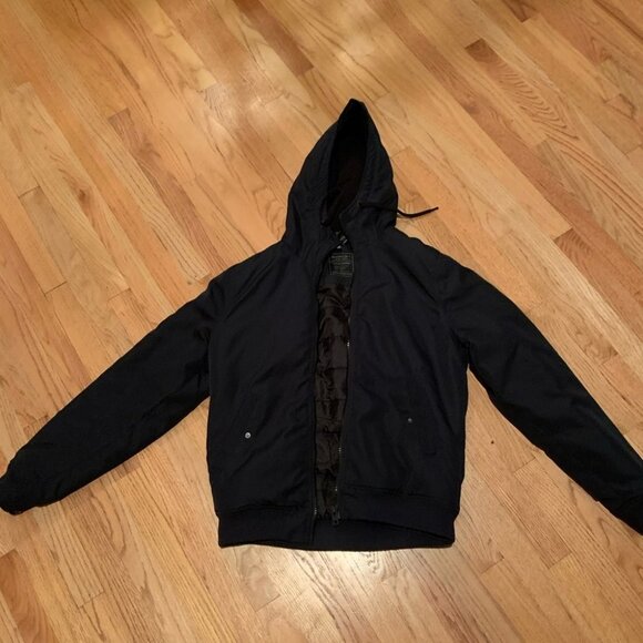 H&M Padded Bomber w/ Hood - Picture 2 of 6